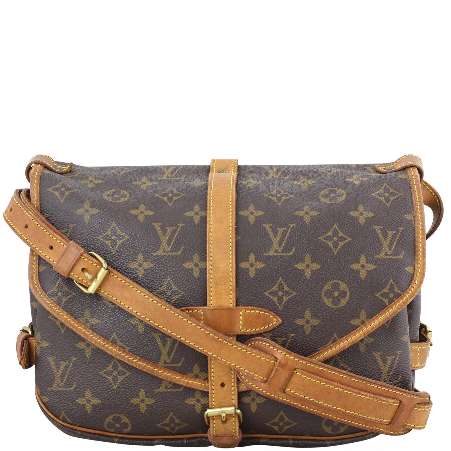 Louis Vuitton Saumur 30 Monogram Front Strap