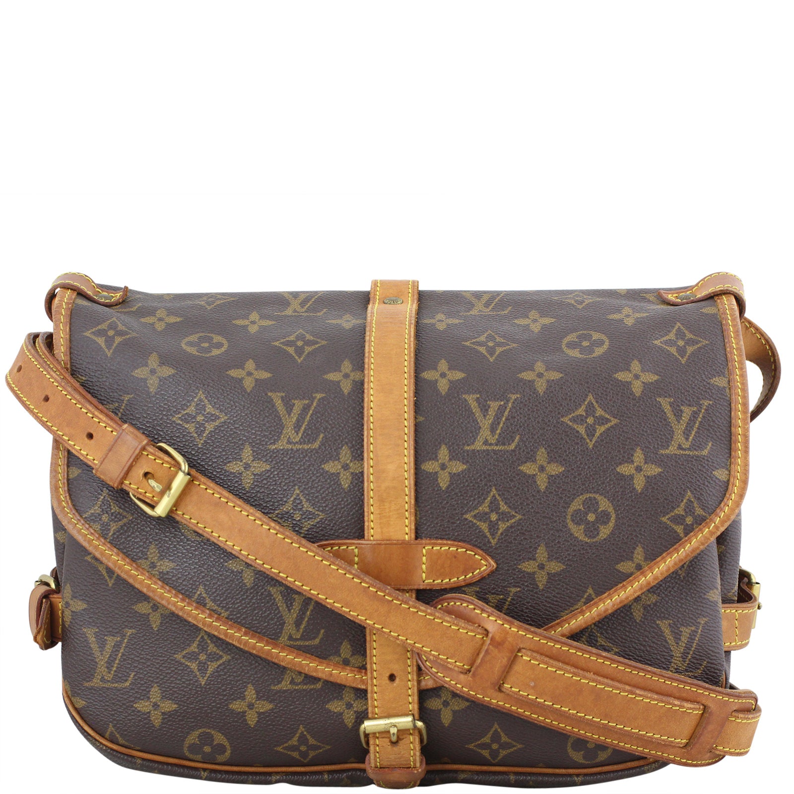 Louis Vuitton Saumur 30 Monogram Front Strap