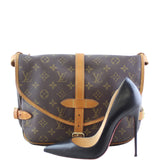 Louis Vuitton Saumur 30 Monogram Scale