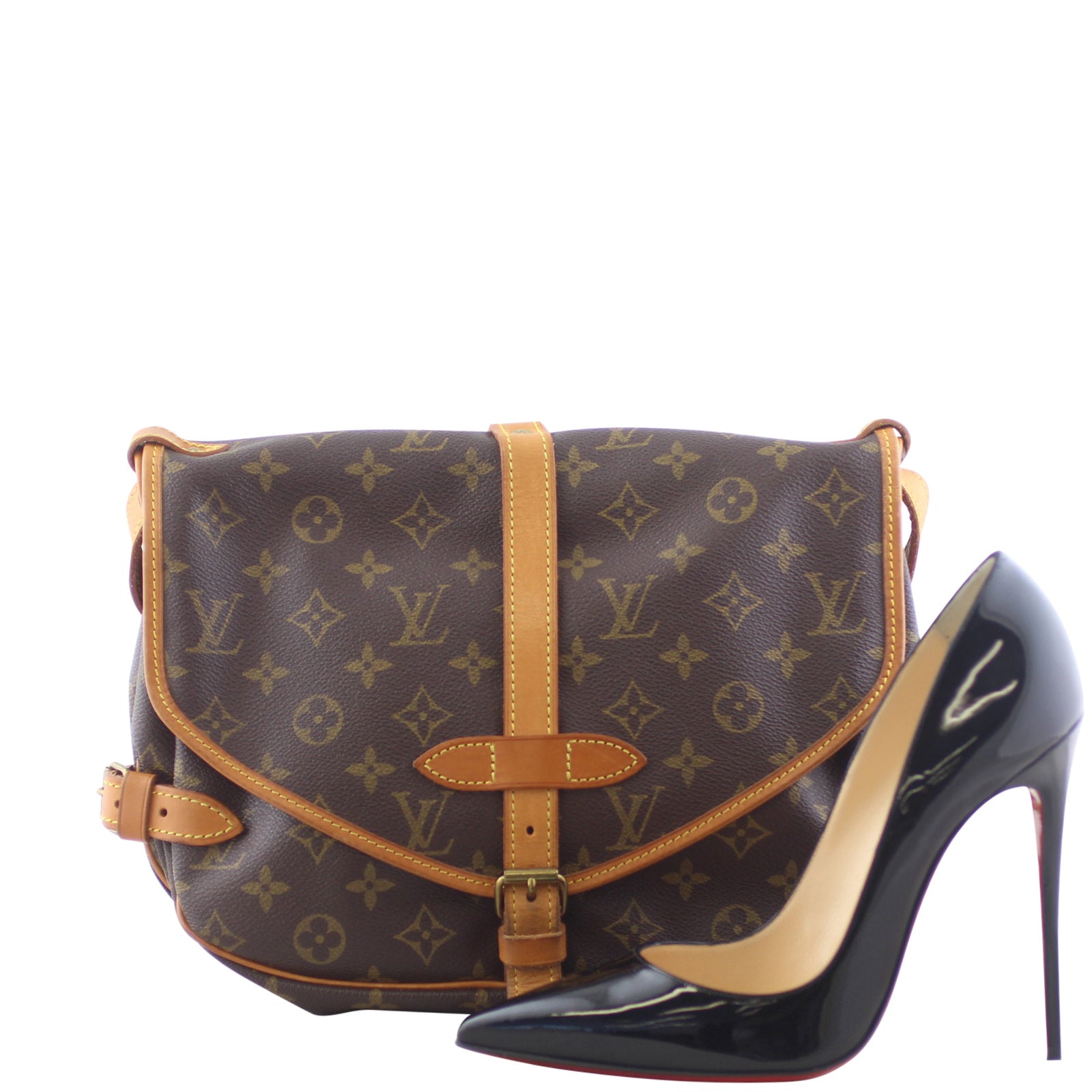 Louis Vuitton Saumur 30 Monogram Scale