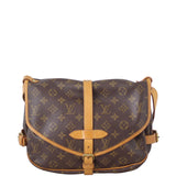 Louis Vuitton Saumur 30 Monogram Back