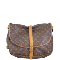 Louis Vuitton Saumur 35 Monogram Back