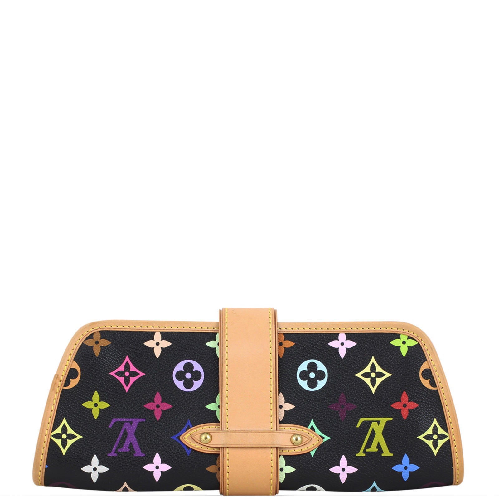 Louis Vuitton Shirley Multicolore Clutch Bag Back