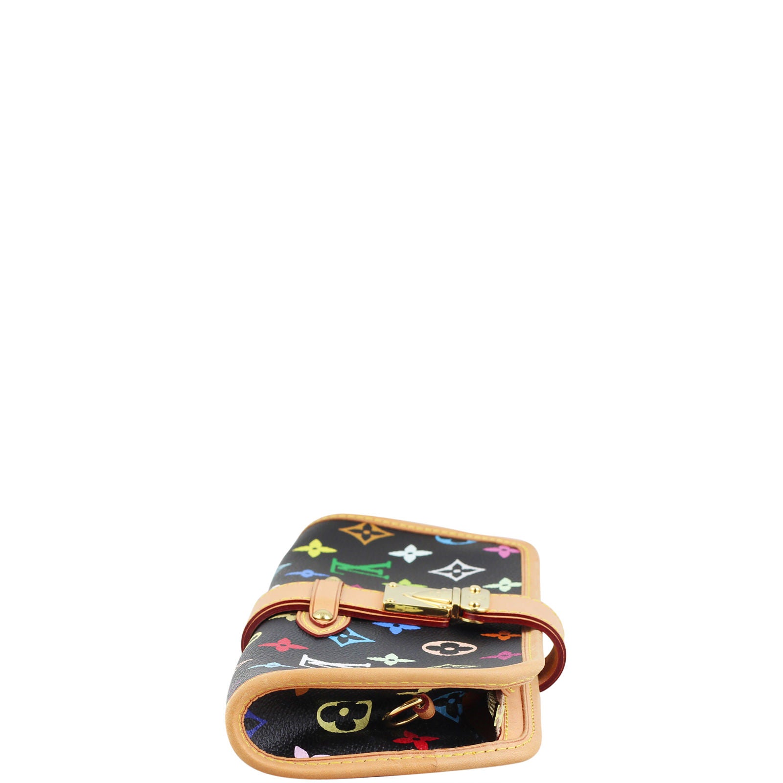 Louis Vuitton Shirley Multicolore Clutch Bag Left