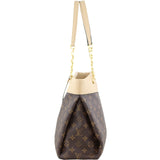 Louis Vuitton Pallas Shopper Tote Monogram Dune Left