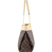 Louis Vuitton Pallas Shopper Tote Monogram Dune Left
