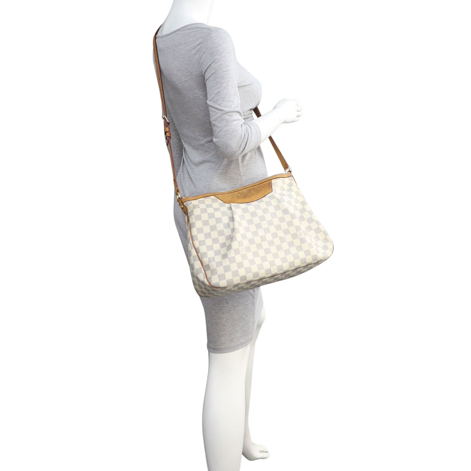 Louis Vuitton Siracusa PM Damier Azur Mannequin