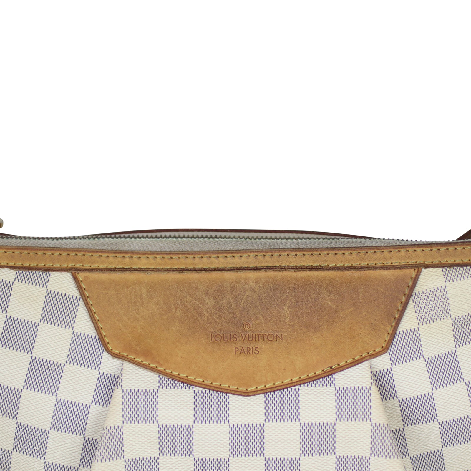 Louis Vuitton Siracusa PM Damier Azur Stamp
