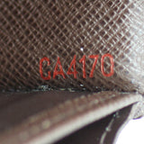 Louis Vuitton Sistina Wallet Damier Ebene Code