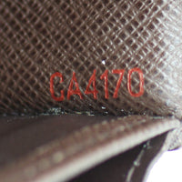 Louis Vuitton Sistina Wallet Damier Ebene Code