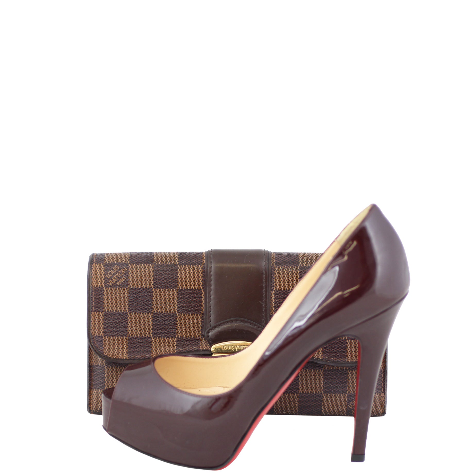 Louis Vuitton Sistina Wallet Damier Ebene Scale