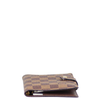 Louis Vuitton Small Ring Agenda Cover Damier Ebene Side