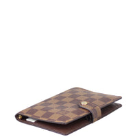 Louis Vuitton Small Ring Agenda Cover Damier Ebene Corner