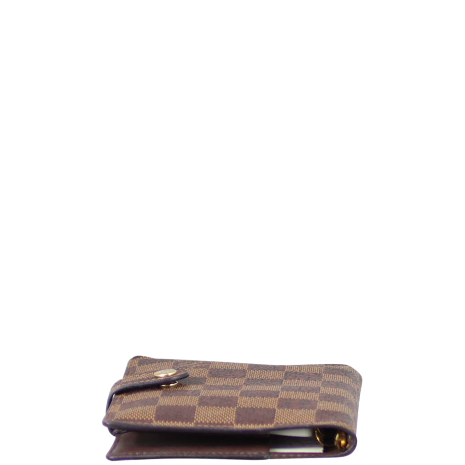 Louis Vuitton Small Ring Agenda Cover Damier Ebene Side