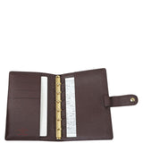 Louis Vuitton Small Ring Agenda Cover Damier Ebene Whole interior