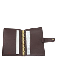 Louis Vuitton Small Ring Agenda Cover Damier Ebene Whole interior