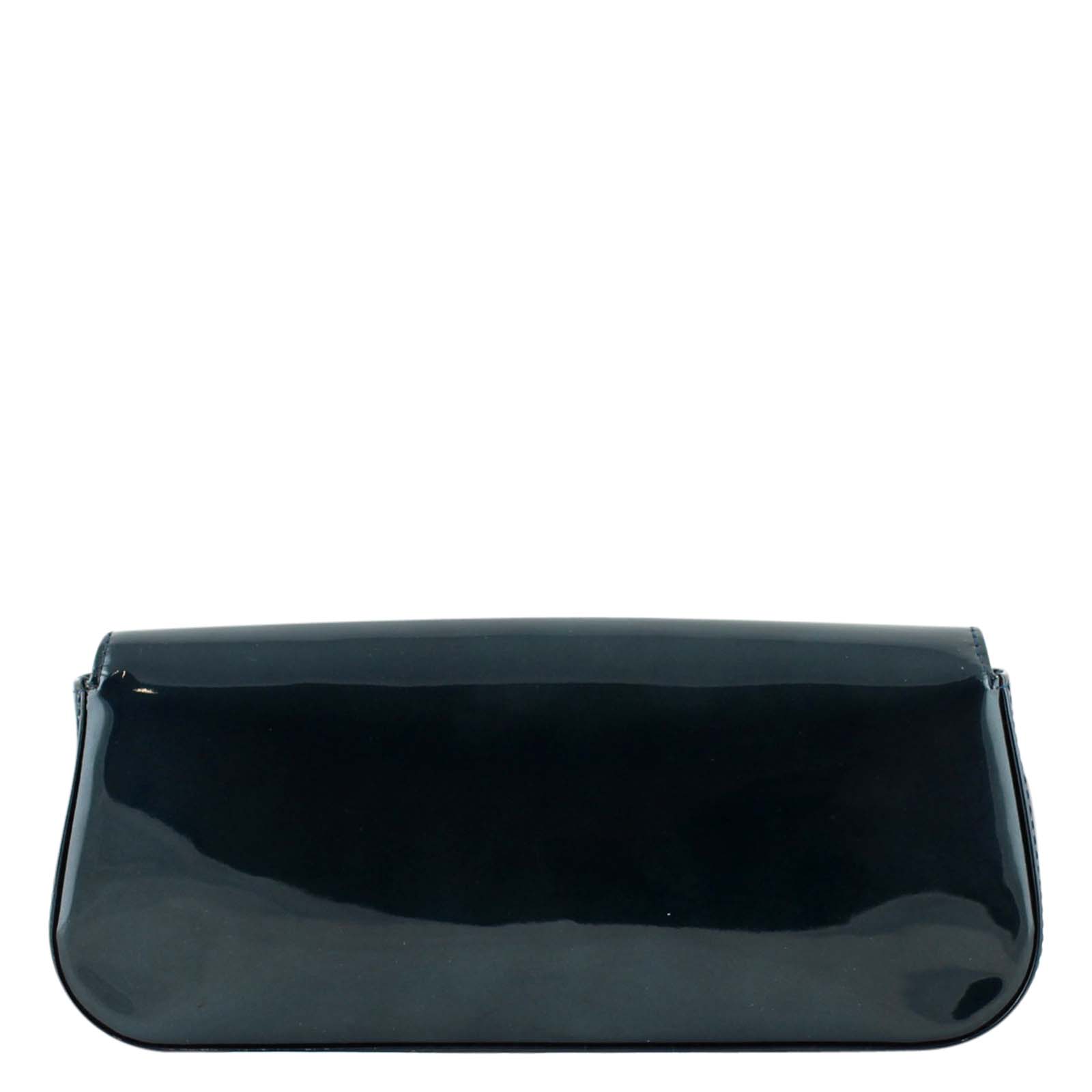Louis Vuitton Sobe Clutch Vernis Blue Nuit