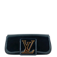 Louis Vuitton Sobe Clutch Vernis Blue Nuit