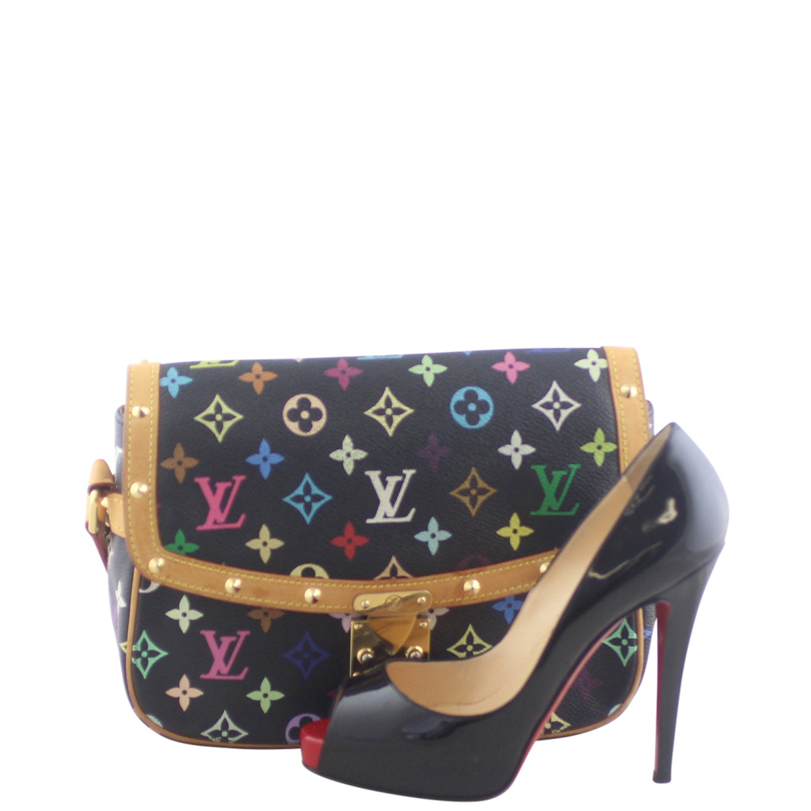 Louis Vuitton Sologne Multicolore Black Scale
