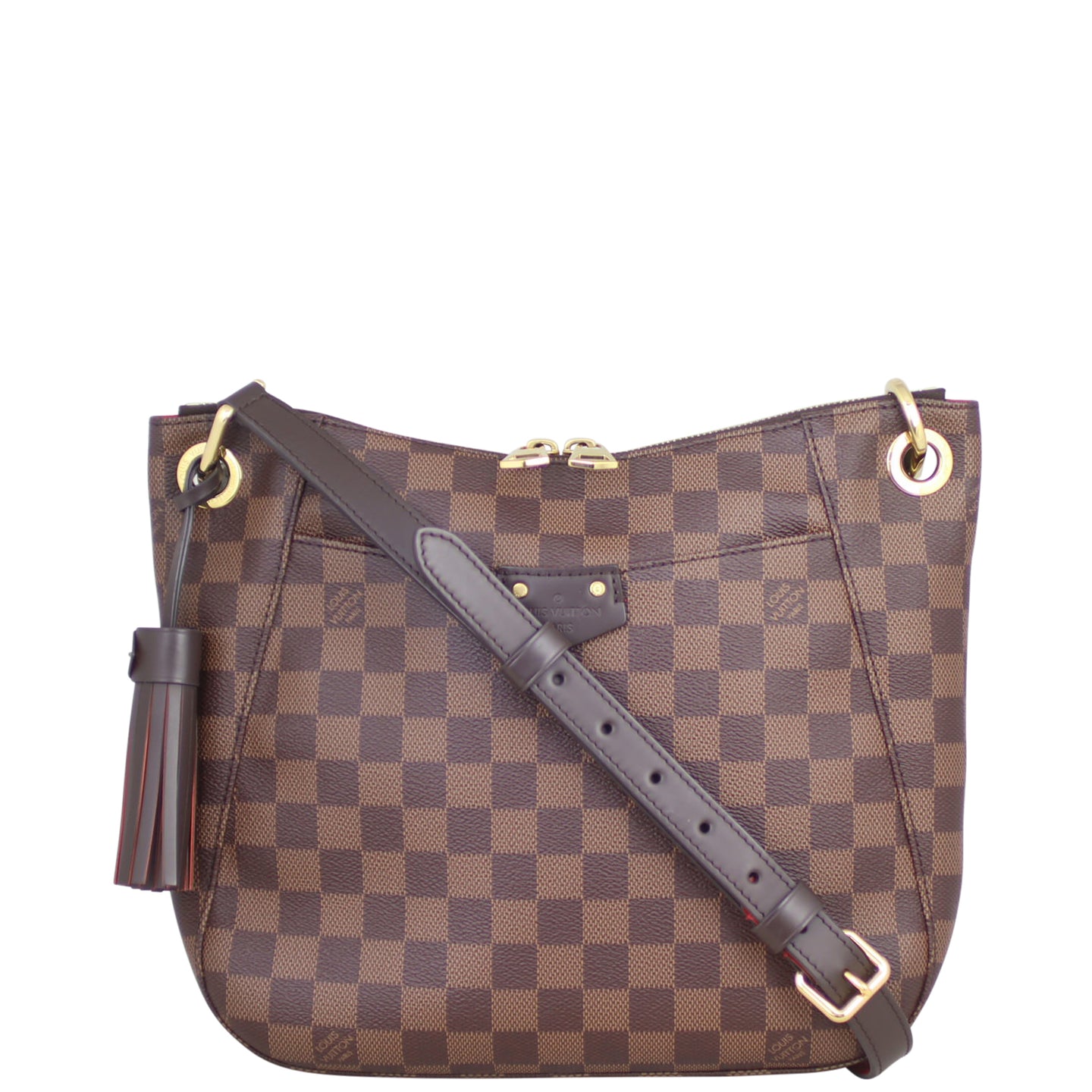 Louis Vuitton South Bank Besace Damier Ebene Front