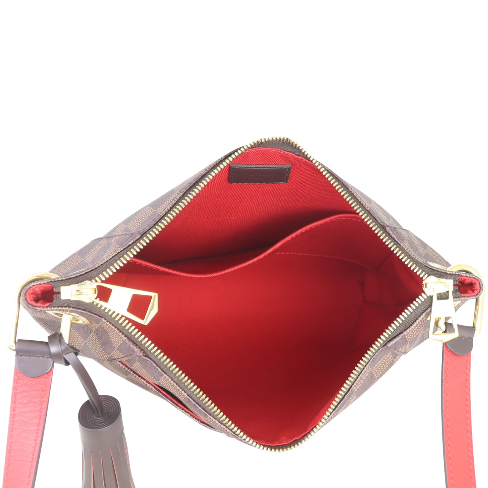 Louis Vuitton South Bank Besace Damier Ebene Whole interior