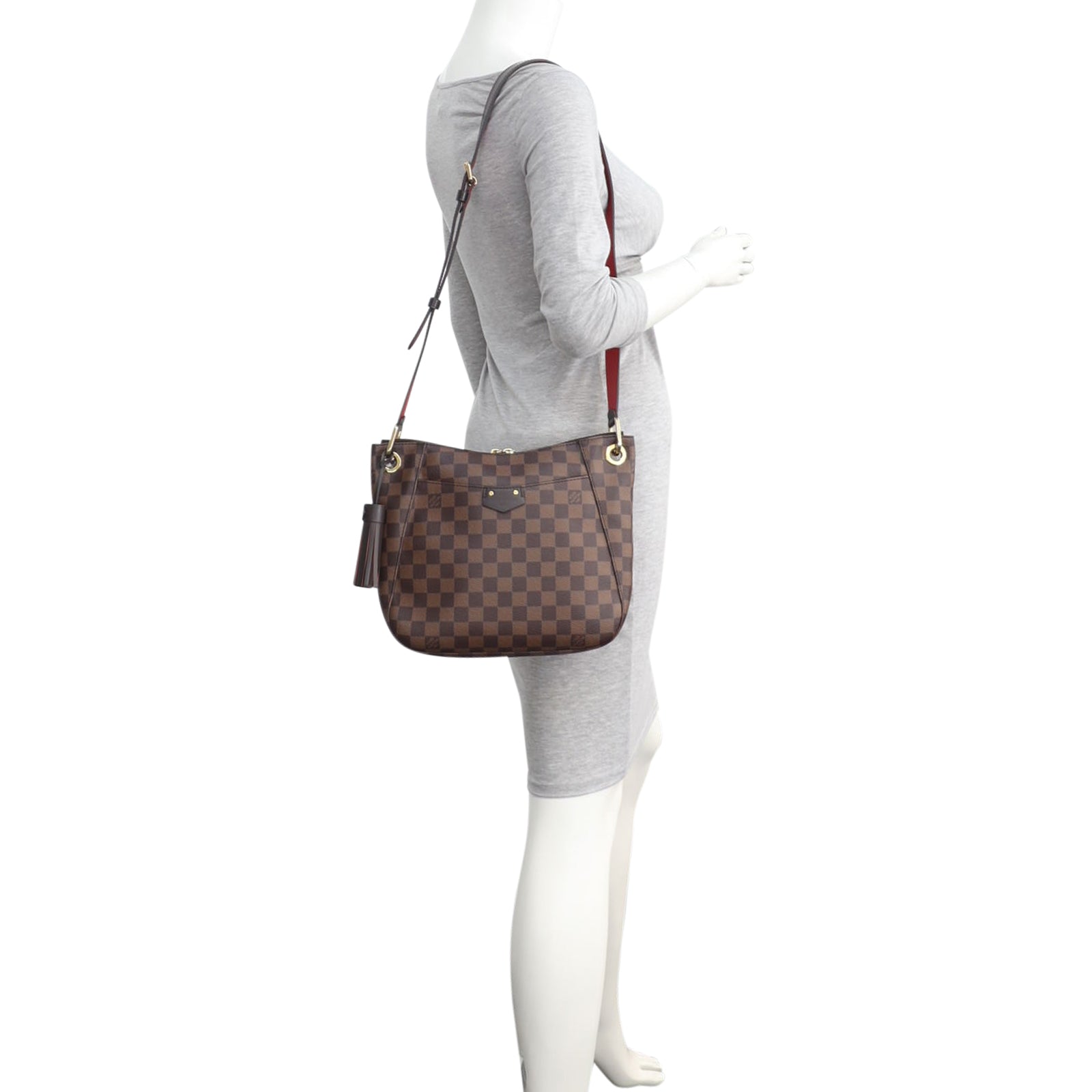 Louis Vuitton South Bank Besace Damier Ebene Mannequin
