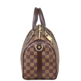 Louis Vuitton Speedy 25 Bandouliere Damier Ebene Side