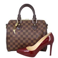 Louis Vuitton Speedy 25 Bandouliere Damier Ebene Shoe