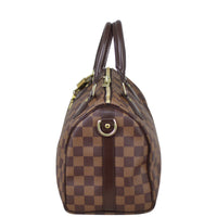 Louis Vuitton Speedy 25 Bandouliere Damier Ebene Side