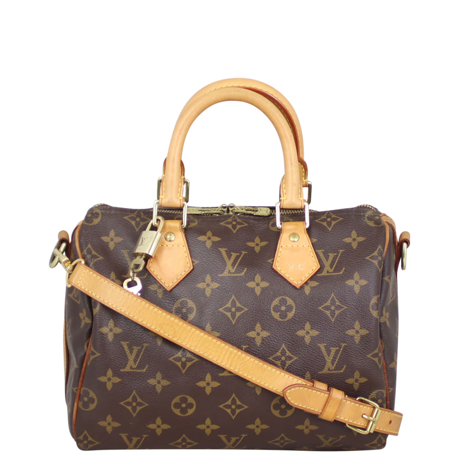 Louis Vuitton Speedy 25 Bandouliere Monogram Strap