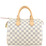 Louis Vuitton Speedy 25 Damier Azur Back