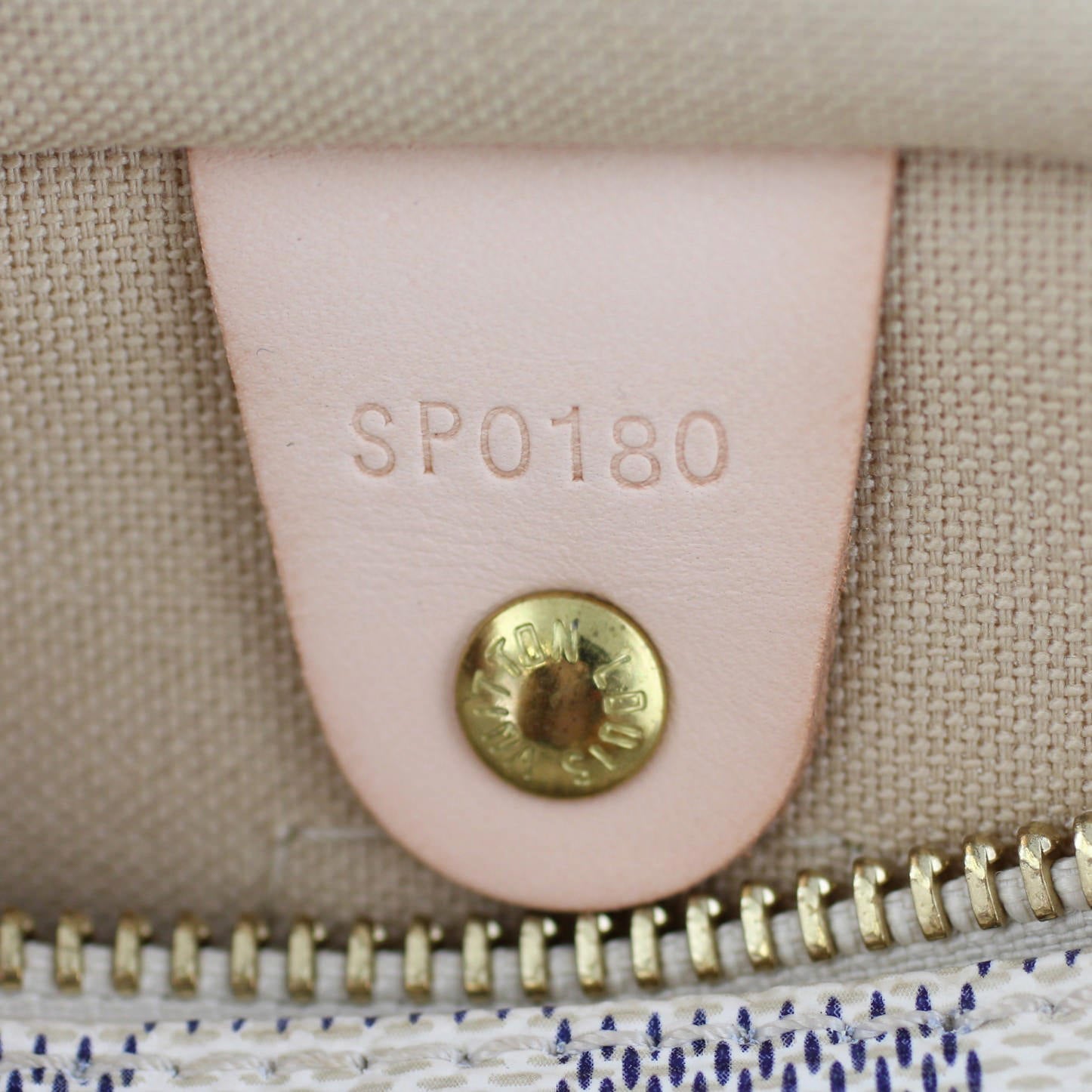 Louis Vuitton Speedy 25 Damier Azur Code