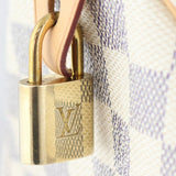 Louis Vuitton Speedy 25 Damier Azur Lock