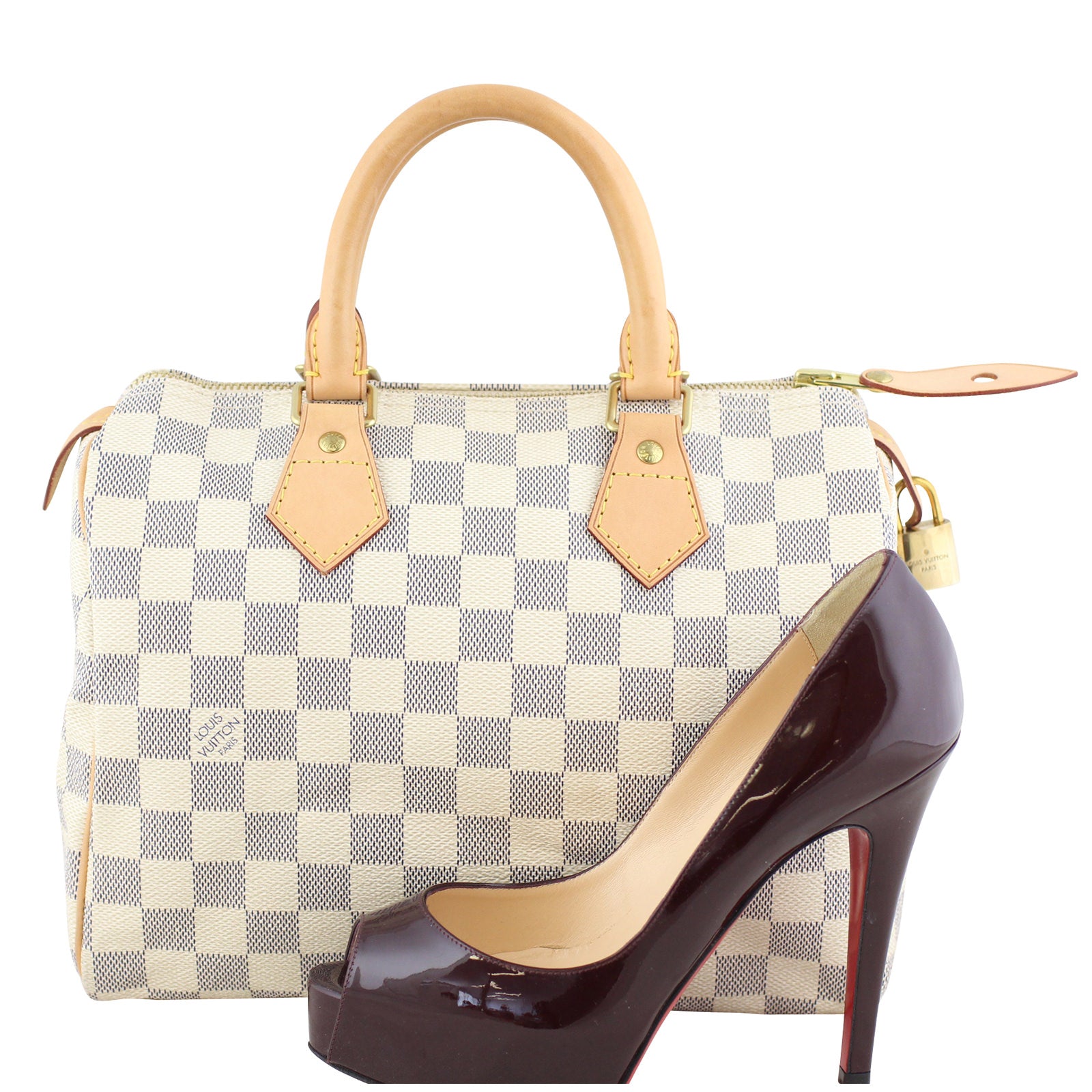 Louis Vuitton Speedy 25 Damier Azur Scale