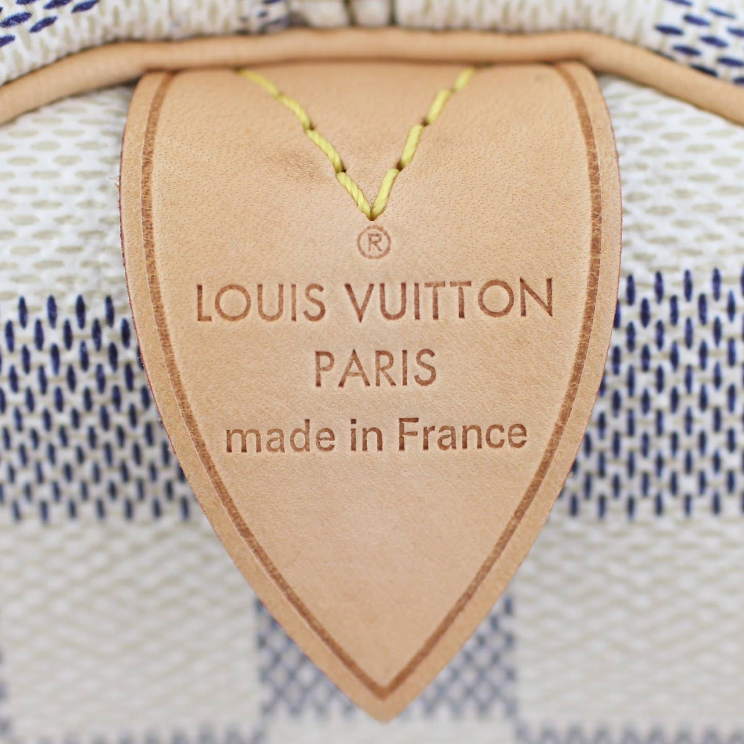 Louis Vuitton Speedy 25 Damier Azur Stamp