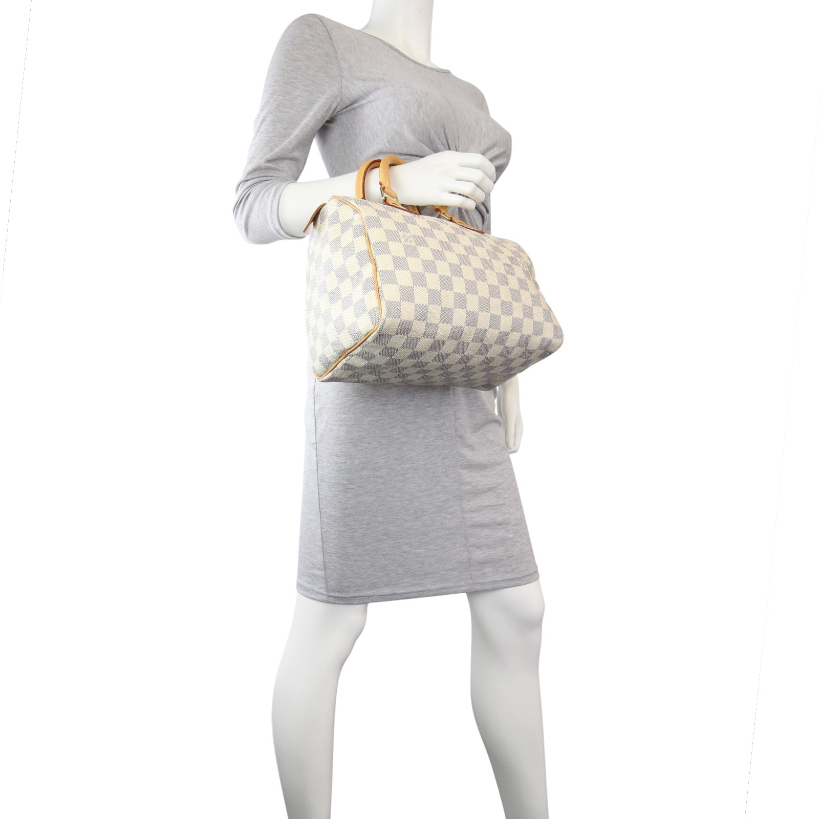 Louis Vuitton Speedy 25 Damier Azur Mannequin