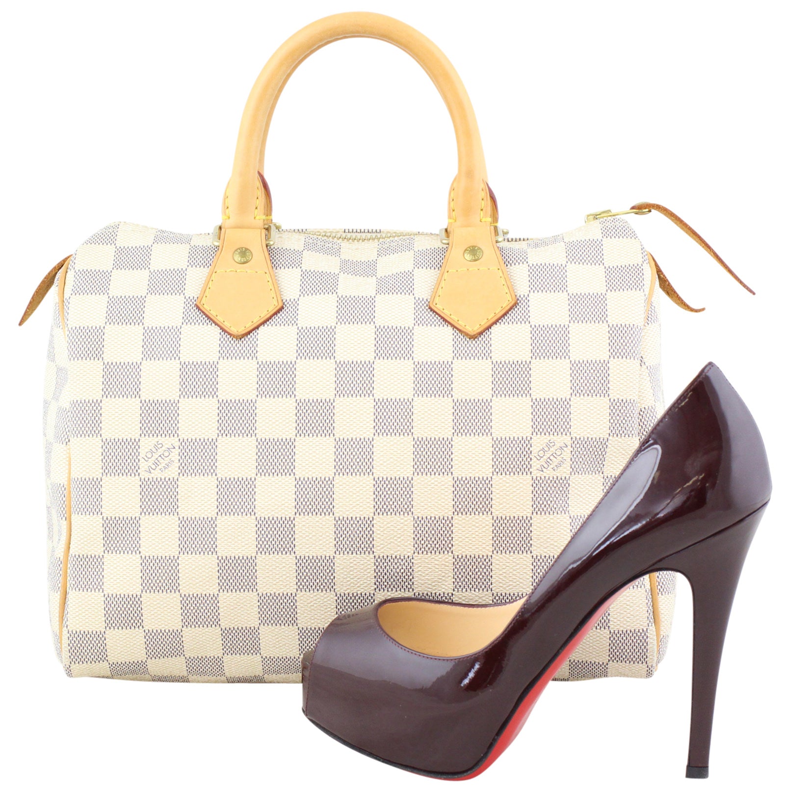 Louis Vuitton Speedy 25 Damier Azur Scale