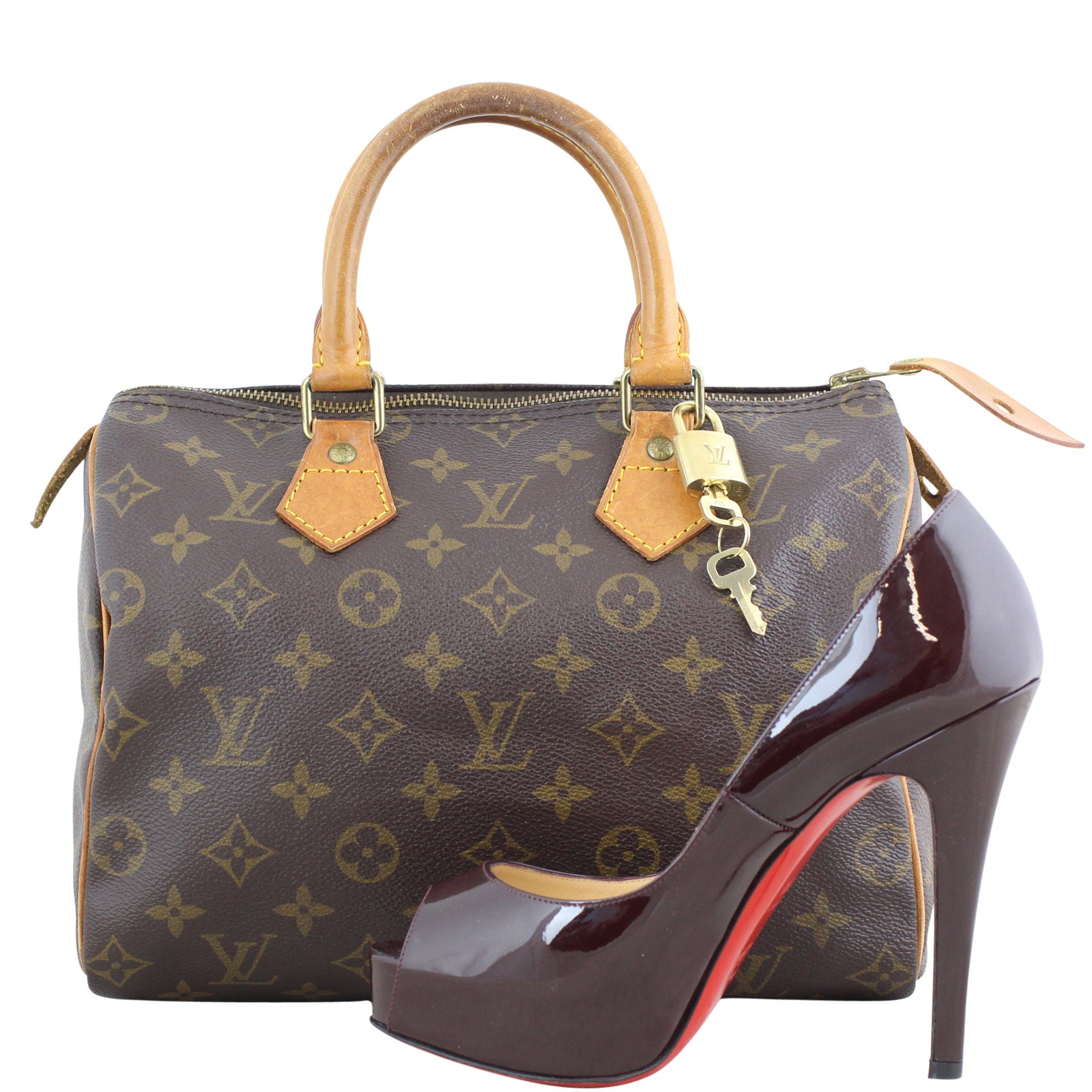 Louis Vuitton Speedy 25 Monogram Scale