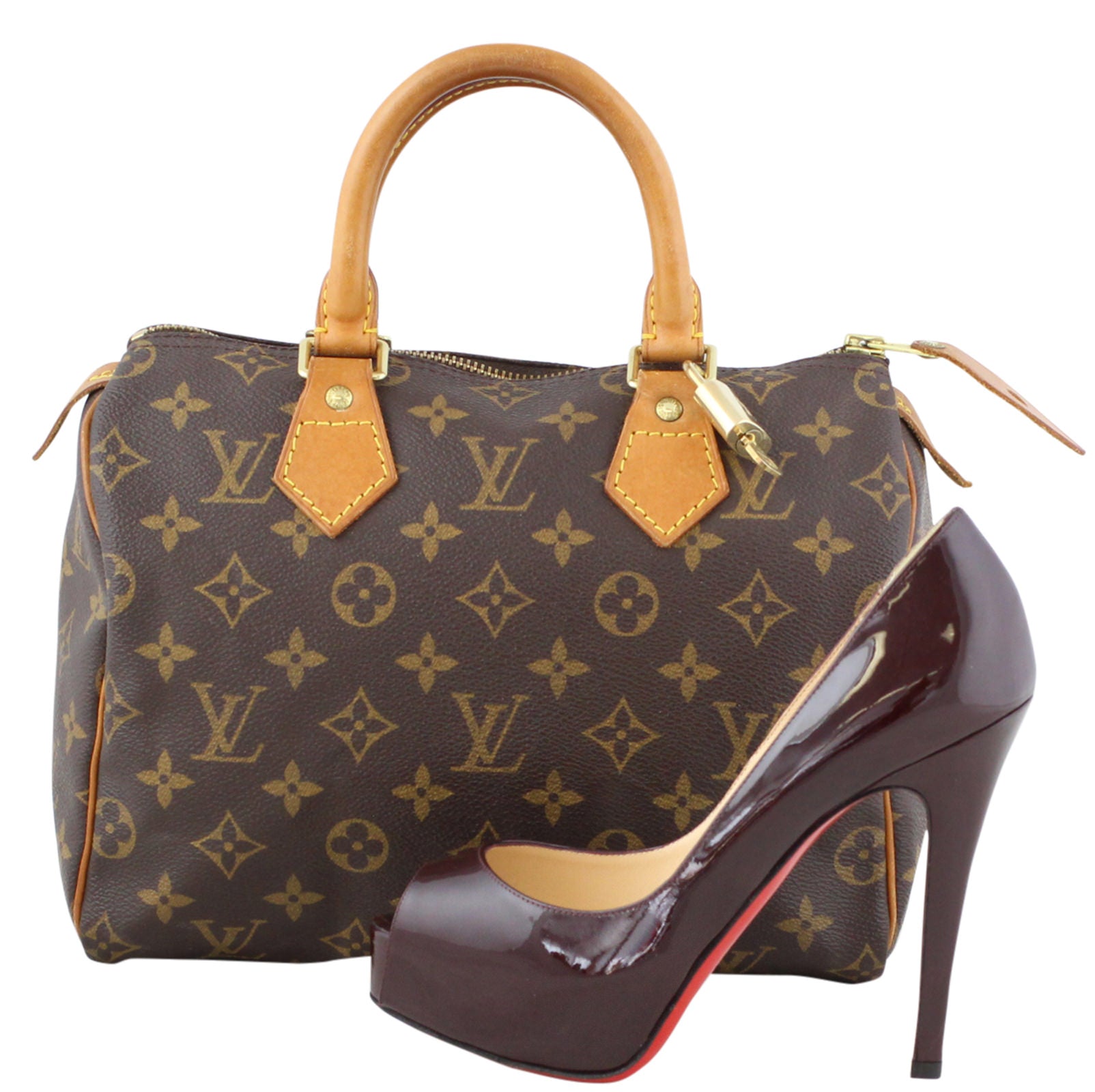 Louis Vuitton Speedy 25 Monogram Scale