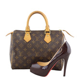 Louis Vuitton Speedy 25 Monogram Scale