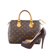 Louis Vuitton Speedy 25 Monogram Scale