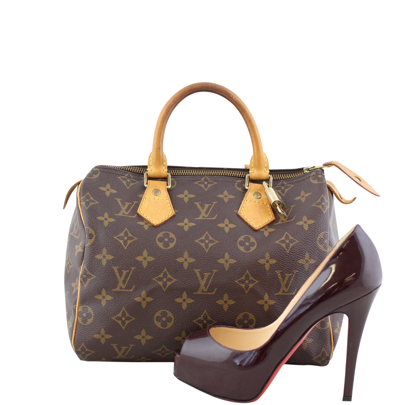 Louis Vuitton Speedy 25 Monogram Scale