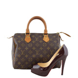 Louis Vuitton Speedy 25 Monogram shoe