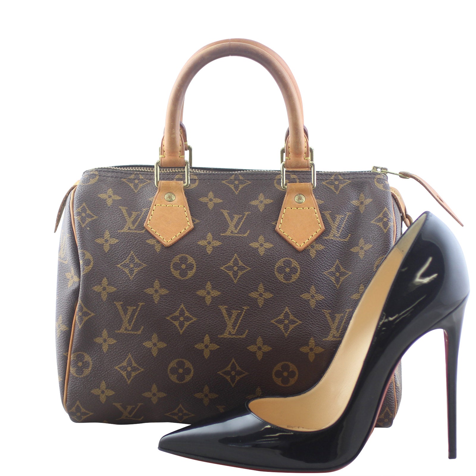 Louis Vuitton Speedy 25 Monogram Scale