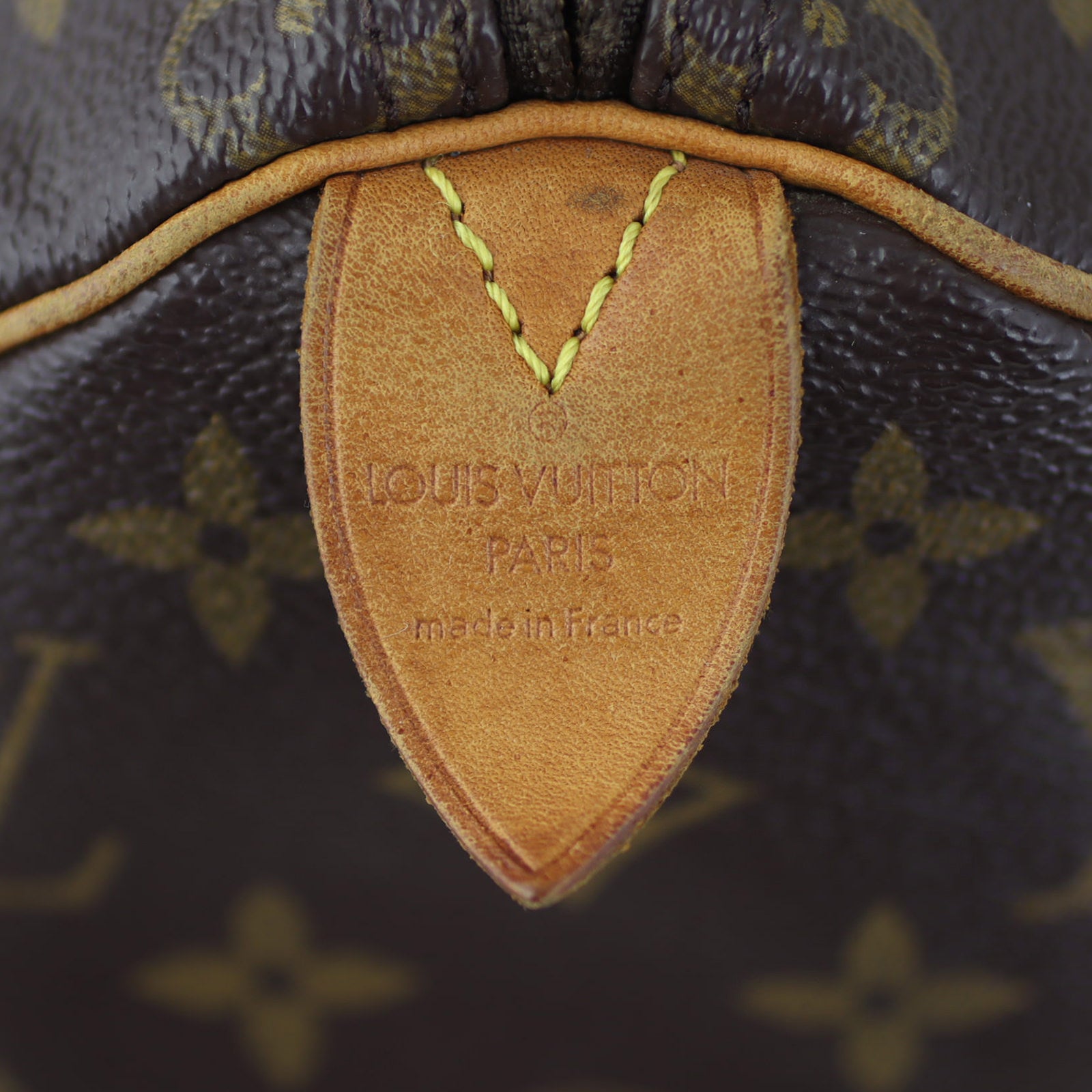 Louis Vuitton Speedy 25 Monogram Stamp
