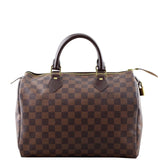 Louis Vuitton Speedy 30 Damier Ebene Front