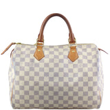 Louis Vuitton Speedy 30 Damier Azur Back