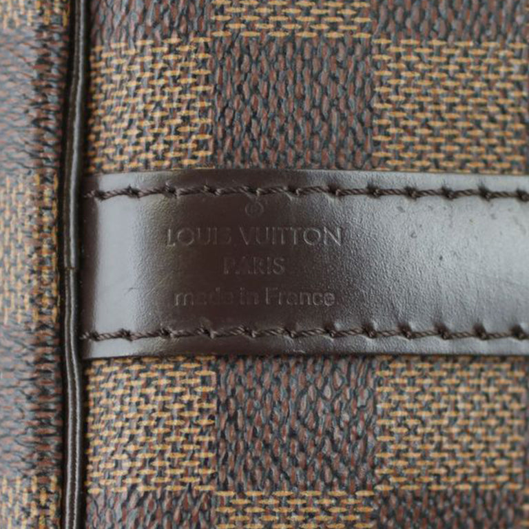 Louis Vuitton Speedy 30 Bandouliere Damier Ebene Stamp