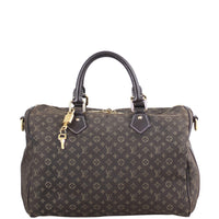 Louis Vuitton Speedy 30 Bandouliere Mini Lin Front