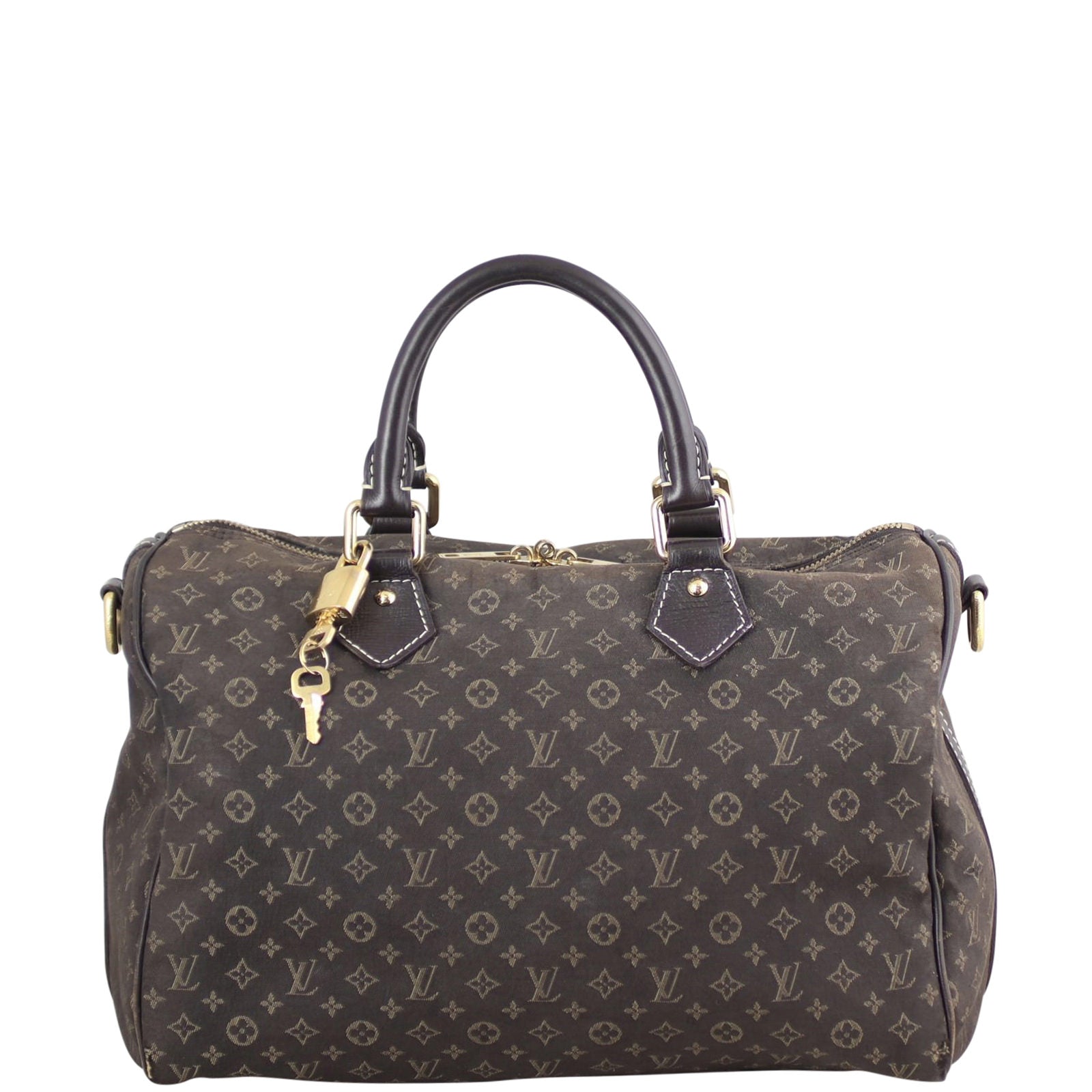 Louis Vuitton Speedy 30 Bandouliere Mini Lin Front
